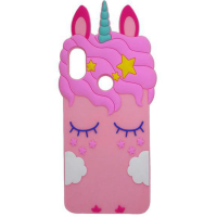 

Силиконовая накладка 3D Little Unicorn для Xiaomi Redmi Note 5 Pro / Note 5 (DC) / Mi 6X / Mi A2