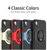 

TPU+PC чехол iPaky Feather с имитацией кожи и подставкой для Apple iPhone X (5.8") / XS (5.8")