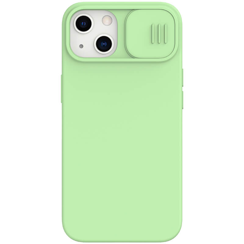 

Силиконовая накладка Nillkin Camshield Silky Magnetic для Apple iPhone 13 (6.1") Мятный (202728)