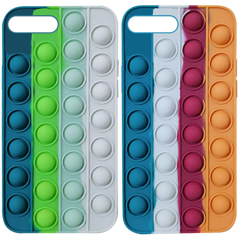 

Силиконовый 3D чехол-антистресс Pop it Bubble для Apple iPhone 7 plus / 8 plus (5.5") (184223)