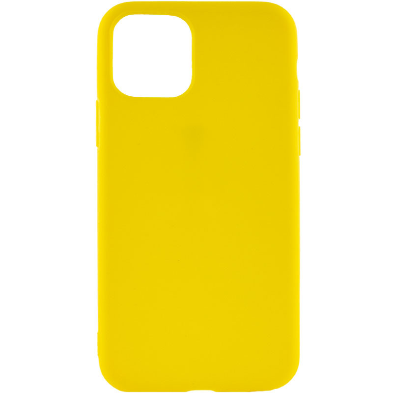 

Силіконовий чохол Candy для Apple iPhone 12 Pro Max (Жовтий)