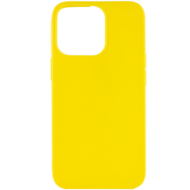 

Силіконовий чохол Candy для Apple iPhone 14 Pro (6.1") (Жовтий)