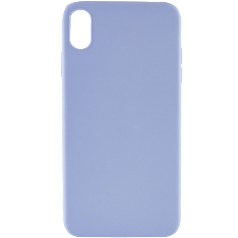 

Силиконовый чехол Candy для Apple iPhone X / XS (5.8") Голубой / Lilac Blue (155241)