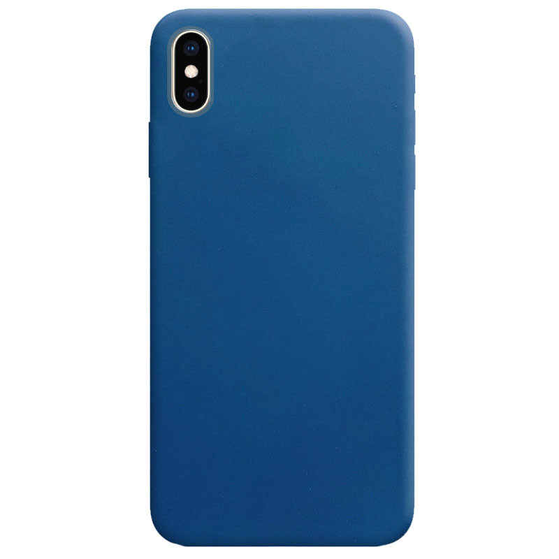 

Силиконовый чехол Candy для Apple iPhone X / XS (5.8") Синий (155247)