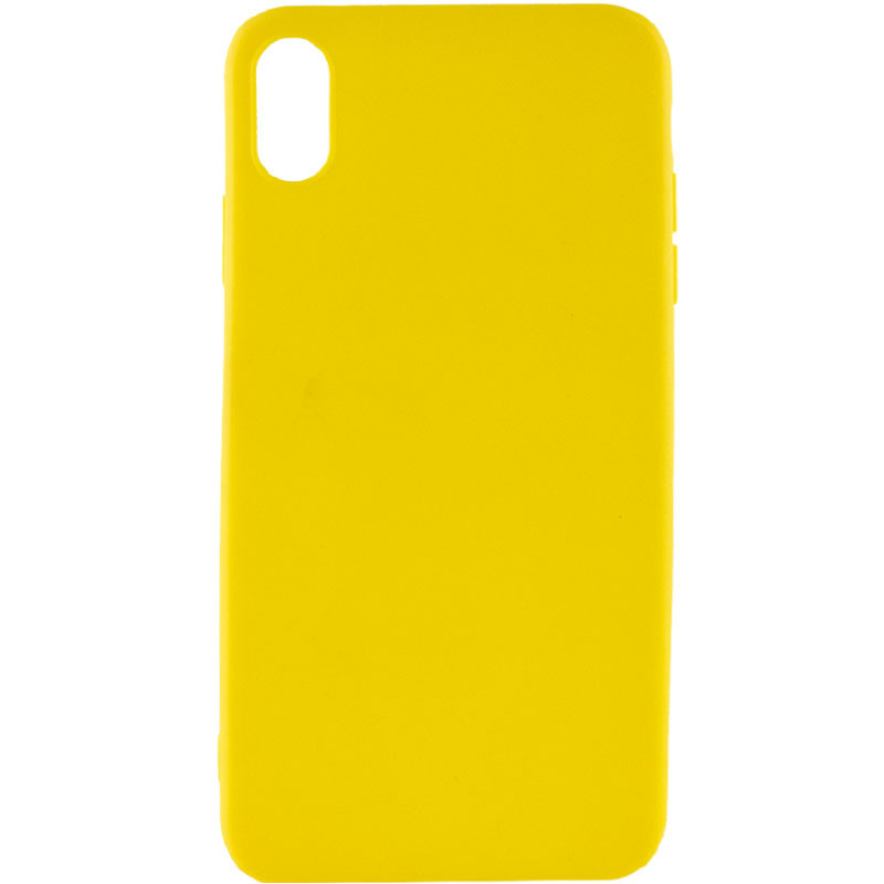 

Силіконовий чохол Candy для Apple iPhone X (5.8") (Жовтий)