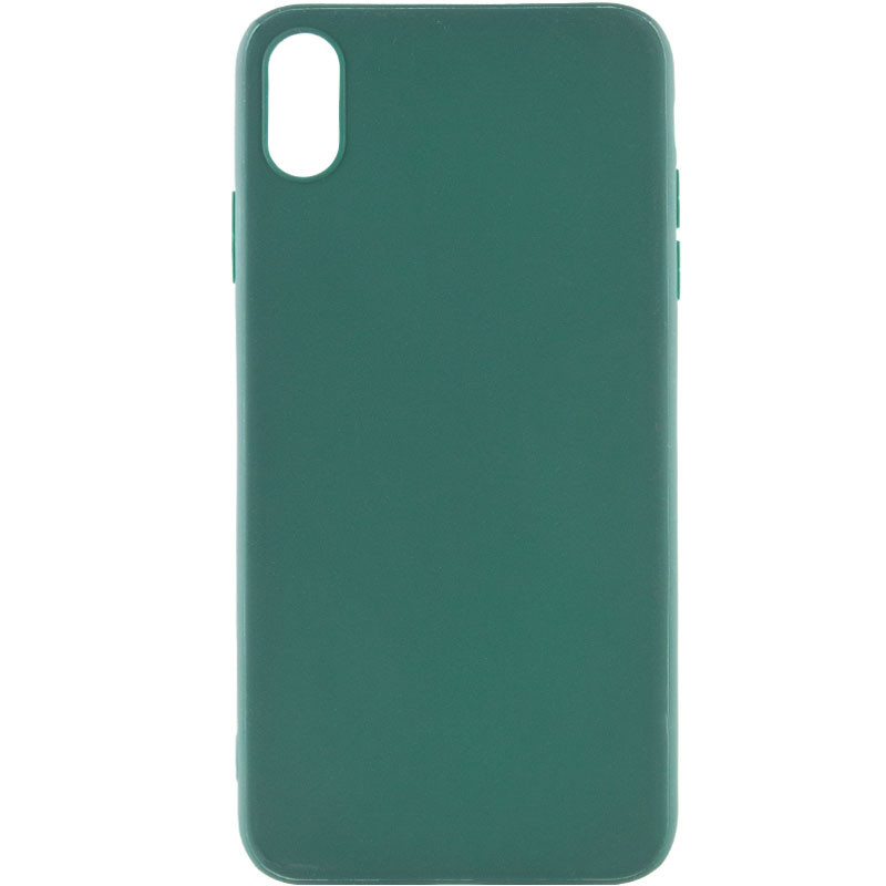 

Силіконовий чохол Candy для Apple iPhone XS Max (6.5") (Зелений / Forest green)