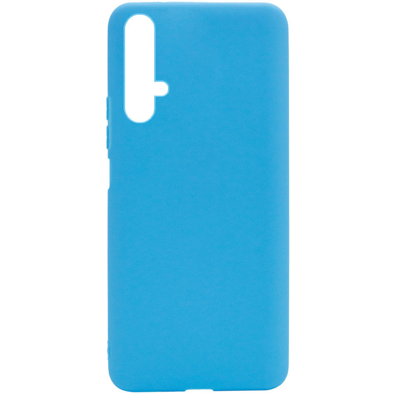 

Силіконовий чохол Candy для Huawei Nova 5T (Блакитний)