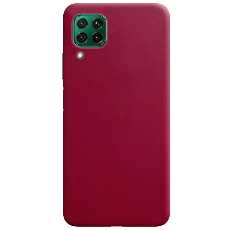 

Силиконовый чехол Candy для Huawei P40 Lite Бордовый (155180)