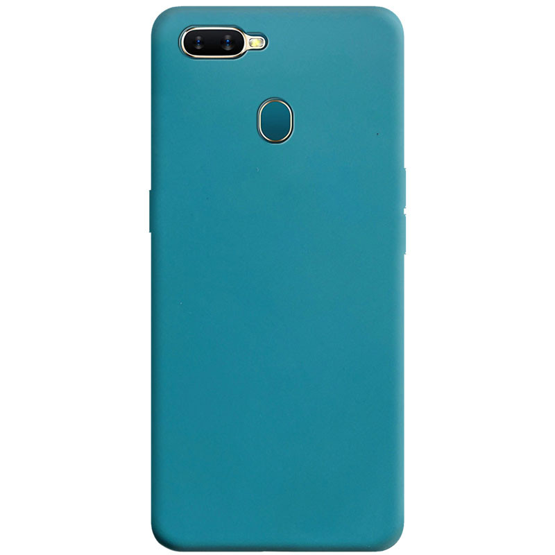 

Силіконовий чохол Candy для Oppo A12 (Синій / Powder Blue)