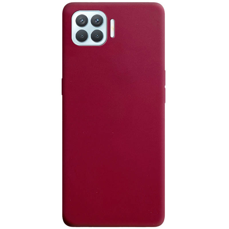

Силіконовий чохол Candy для Oppo Reno 4 Lite (Бордовий)