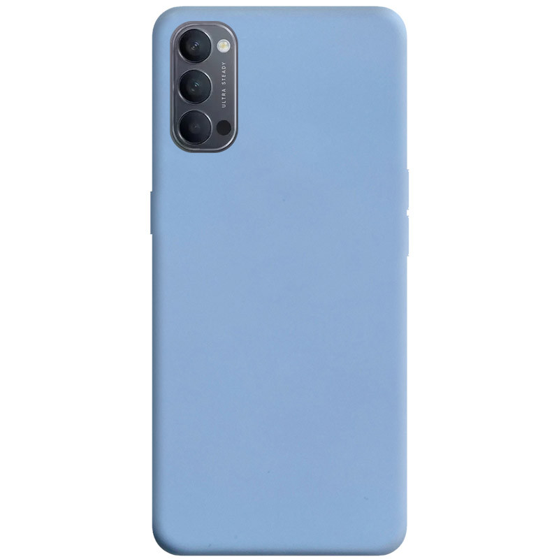 

Силиконовый чехол Candy для Oppo Reno 4 Голубой / Lilac Blue (148965)