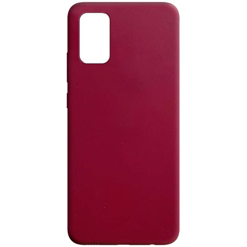 

Силиконовый чехол Candy для Samsung Galaxy A02s / M02s Бордовый (160429)
