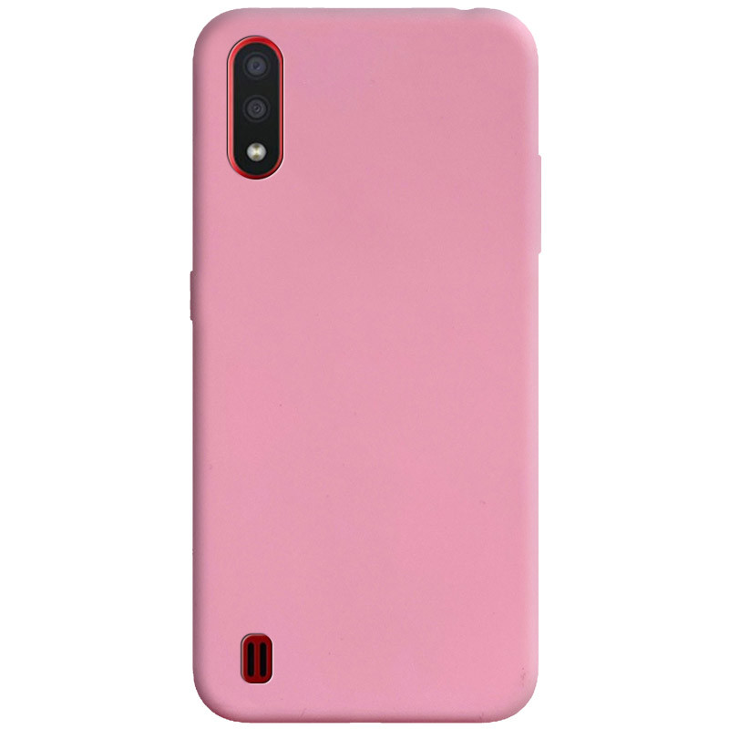 

Силиконовый чехол Candy для Samsung Galaxy M01 Розовый (148888)