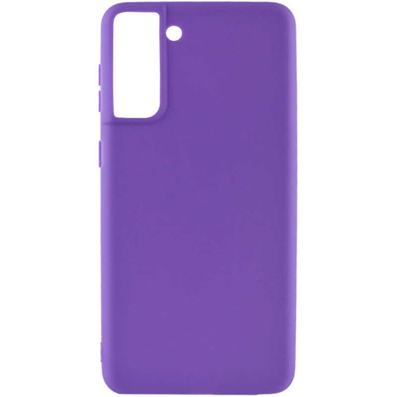 

Силіконовий чохол Candy для Samsung Galaxy S21 FE (Бузковий)