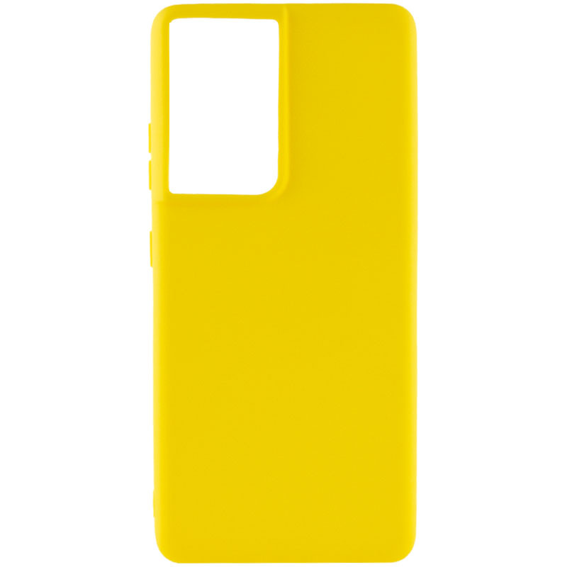 

Силіконовий чохол Candy для Samsung Galaxy S21 Ultra (Жовтий)