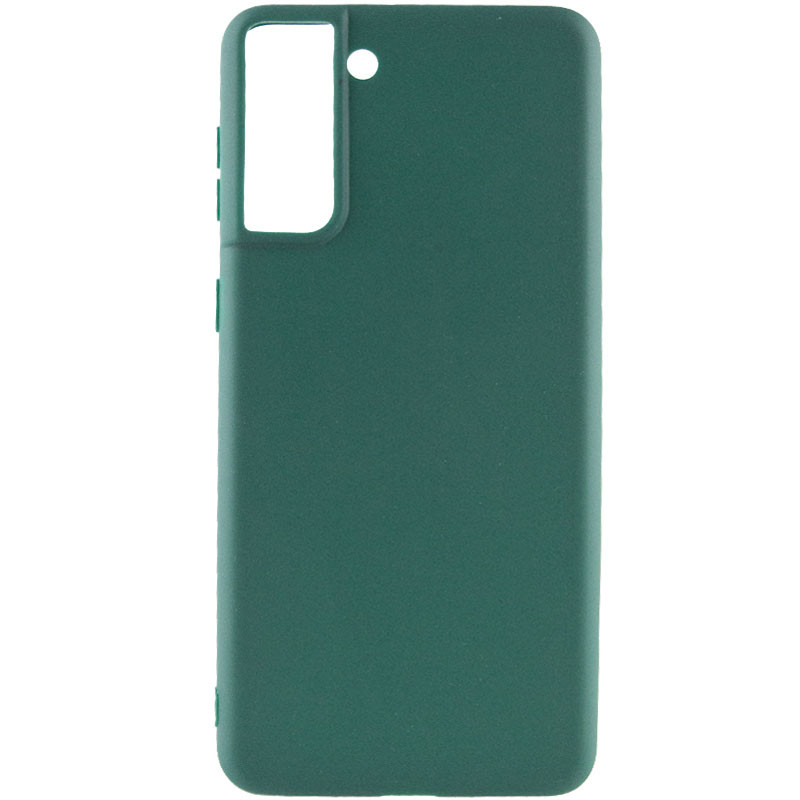 

Силіконовий чохол Candy для Samsung Galaxy S21 (Зелений / Forest green)