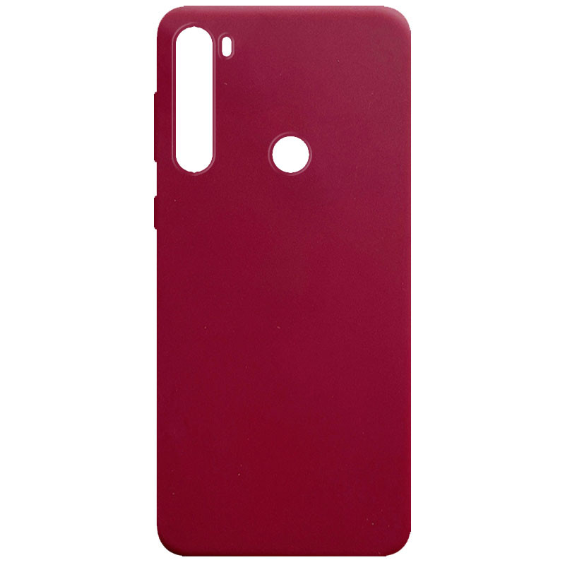 

Силиконовый чехол Candy для Xiaomi Redmi Note 8 / Note 8 2021 Бордовый (164921)