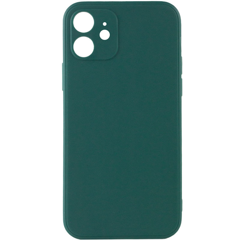 

Силіконовий чохол Candy Full Camera для Apple iPhone 12 (Зелений / Forest green)