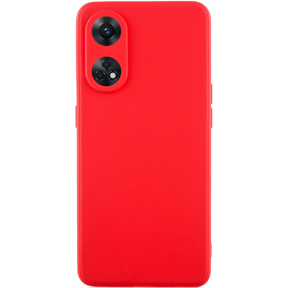 

Силиконовый чехол Candy Full Camera для Oppo Reno 8 T 4G Красный / Red (271520)