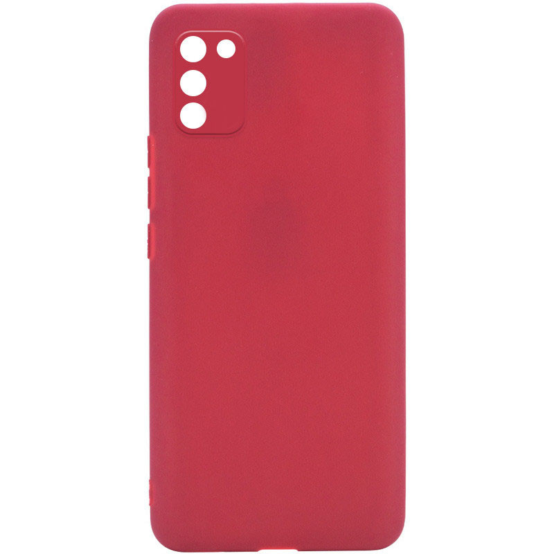 

Силиконовый чехол Candy Full Camera для Samsung Galaxy A03s Красный / Camellia (194827)