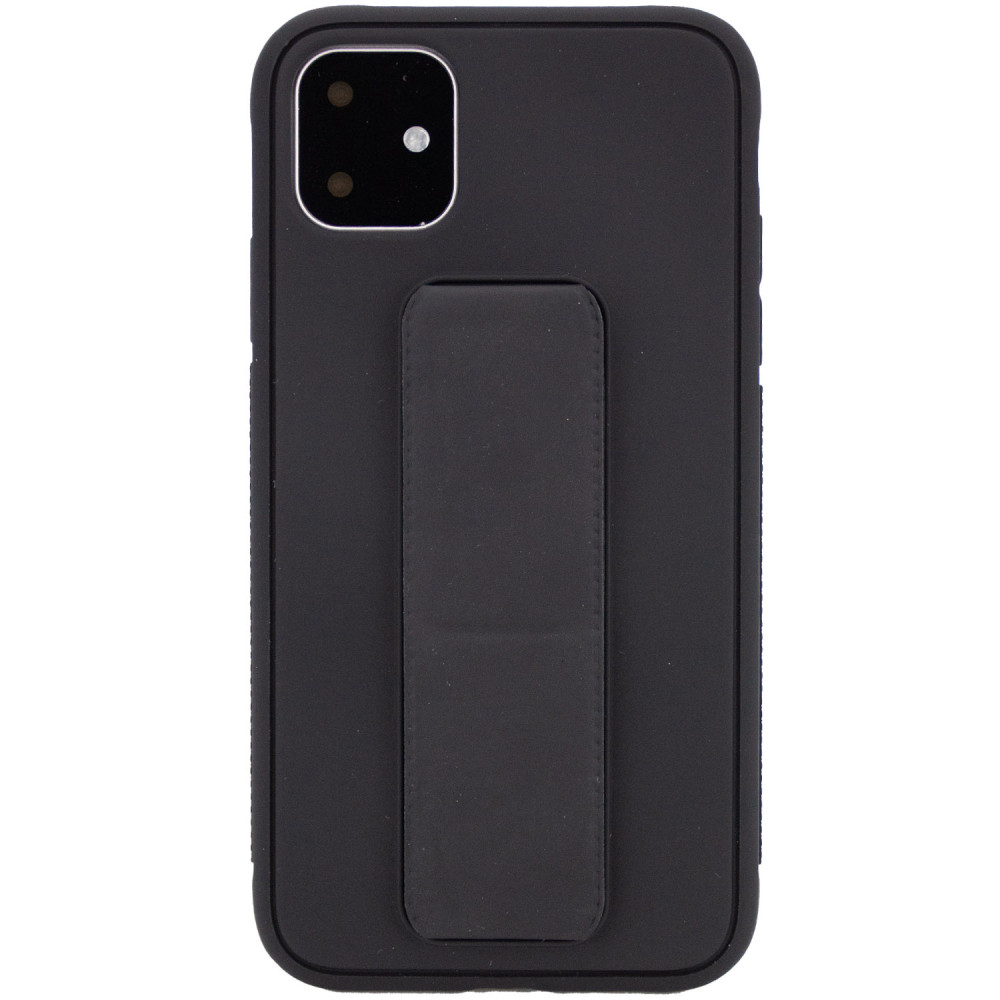 

Силиконовый чехол Hand holder для Apple iPhone 11 (6.1") Black (156551)