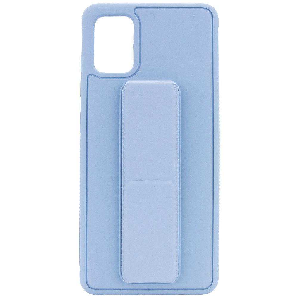 

Силиконовый чехол Hand holder для Samsung Galaxy A71 Light blue (156471)