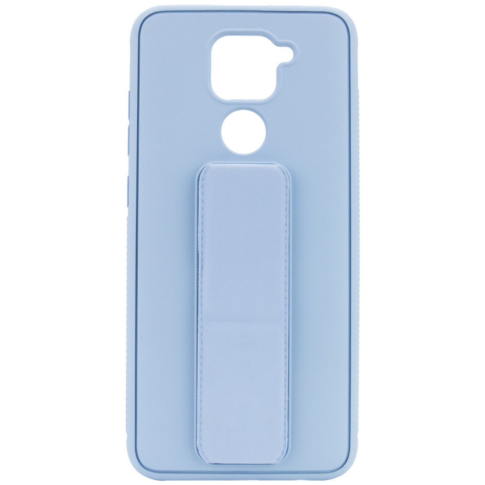 

Силиконовый чехол Hand holder для Xiaomi Redmi Note 9 / Redmi 10X Light blue (156661)