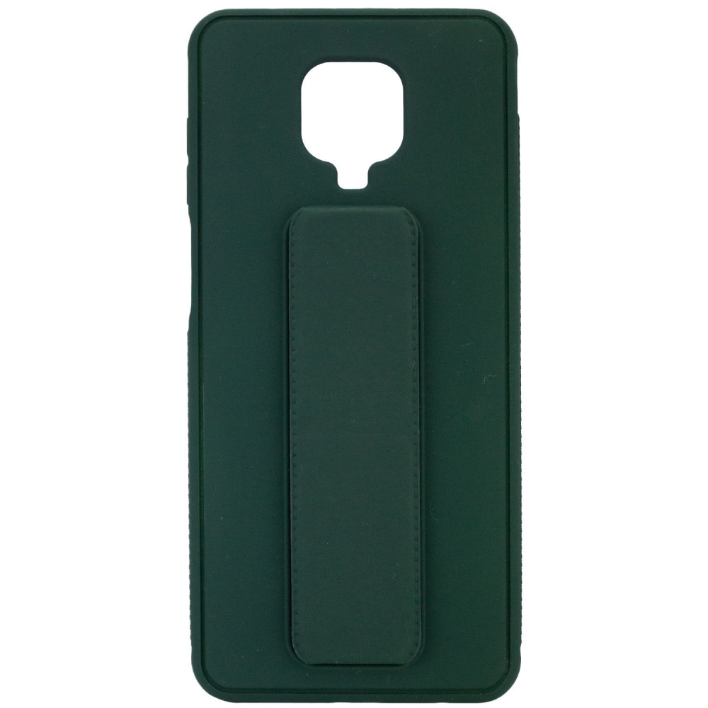 

Силиконовый чехол Hand holder для Xiaomi Redmi Note 9 Pro Max Dark green (156667)