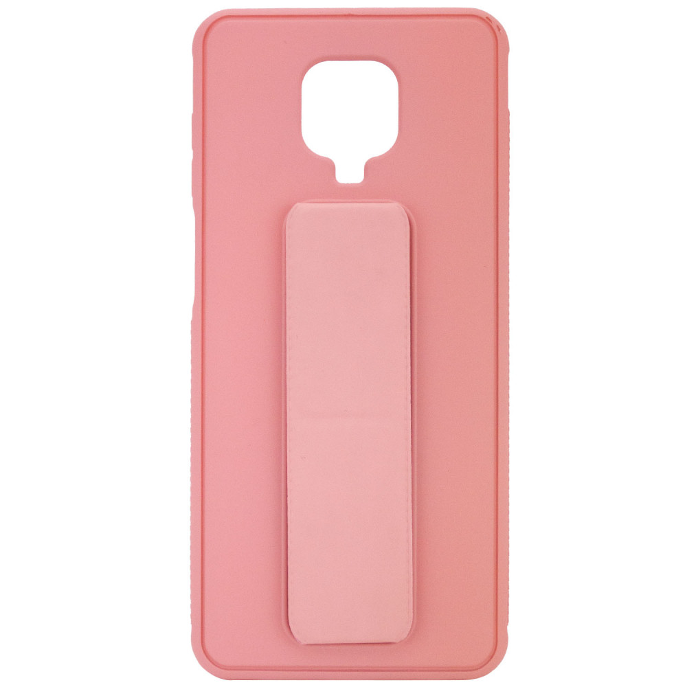 

Силіконовий чохол Hand holder для Xiaomi Redmi Note 9 Pro Max (Pink)