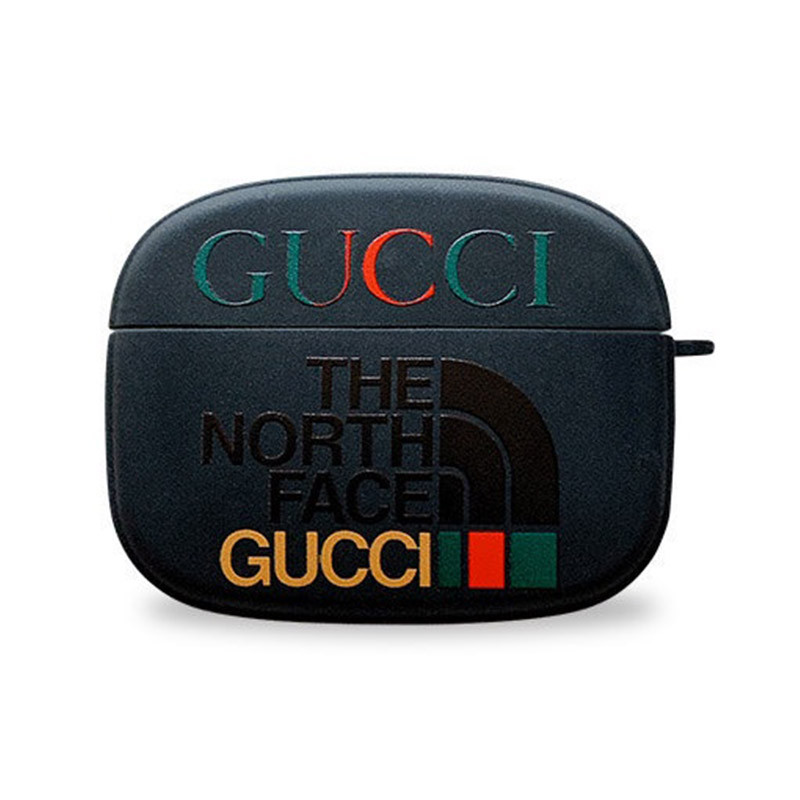 

Силиконовый футляр Brand Design для наушников AirPods Pro Gucci black (187565)