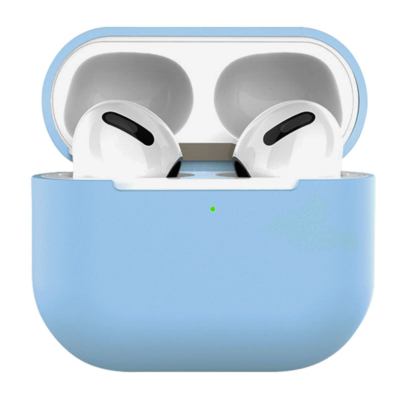 

Силиконовый футляр для наушников AirPods 3 Голубой / Lilac Blue (201944)