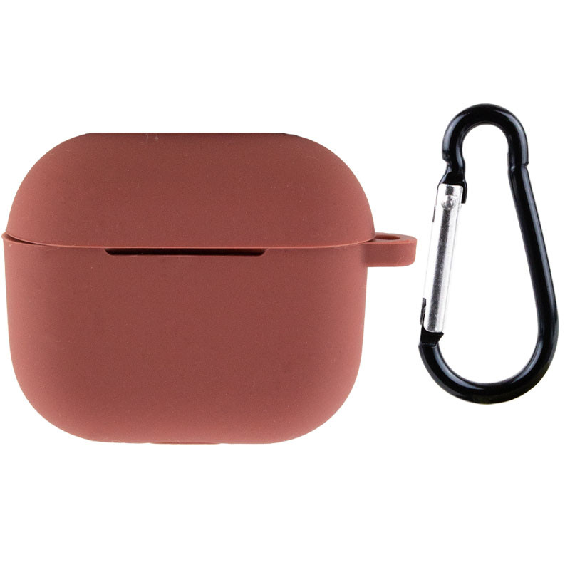 

Силиконовый футляр для наушников AirPods 3 Коричневый / Brown (201947)
