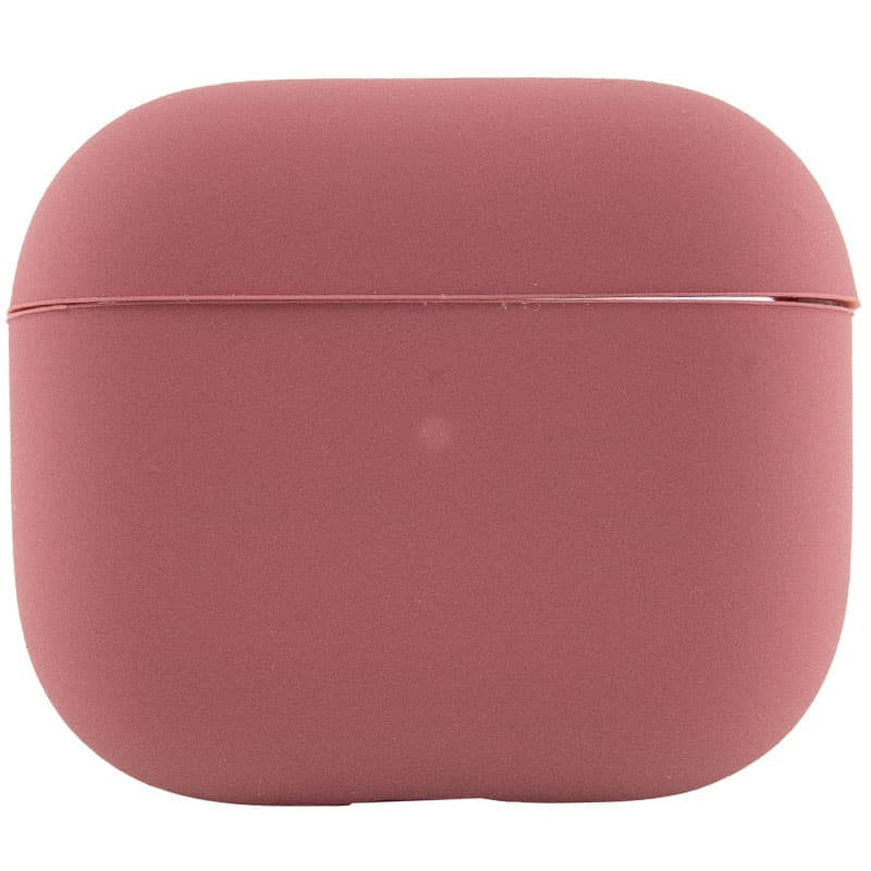 

Силиконовый футляр для наушников AirPods 3 (Красный / Wine red)
