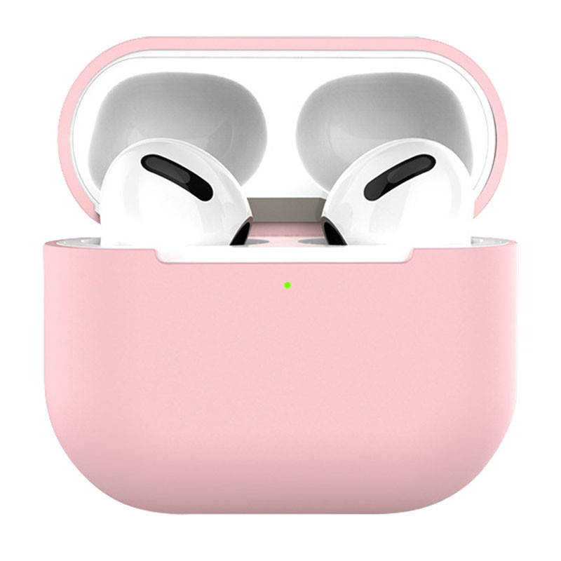 

Силиконовый футляр для наушников AirPods 3 Розовый / Pink (201950)