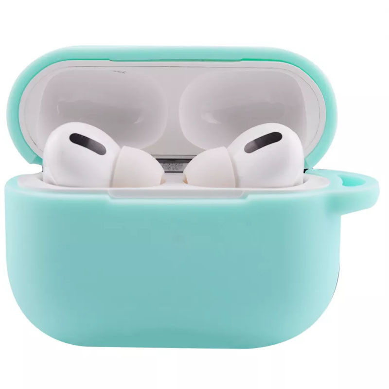 

Силиконовый футляр для наушников AirPods Pro 2 Бирюзовый / Marine Green (222449)