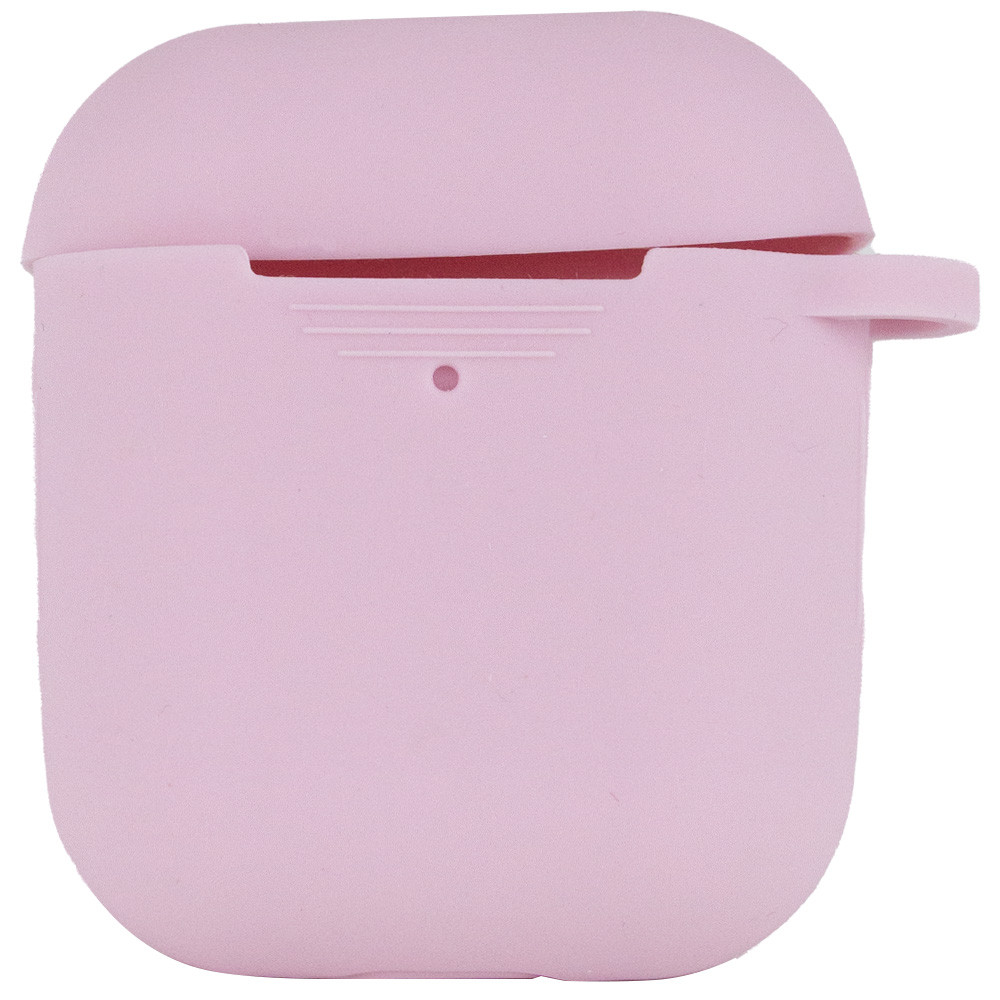 

Силиконовый футляр для наушников Airpods 1/2 Slim Circle Розовый / Pale pink (163132)
