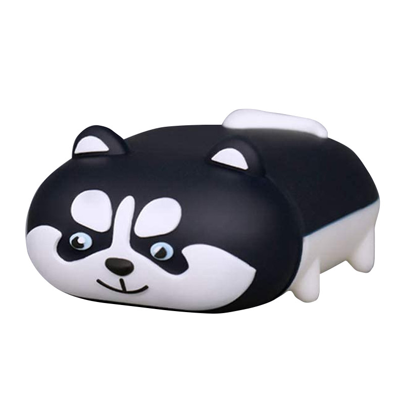 

Силиконовый футляр Dogs для наушников AirPods 1/2 (Haski stands / Черный)