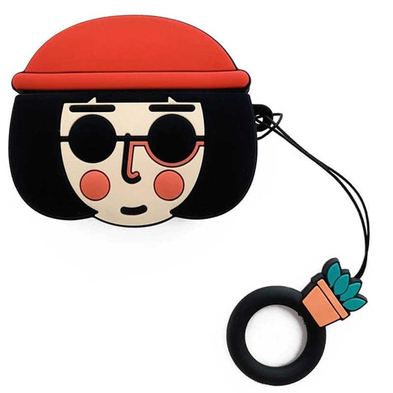 

Силиконовый футляр Leon для наушников AirPods Pro + кольцо Mathilda (259431)