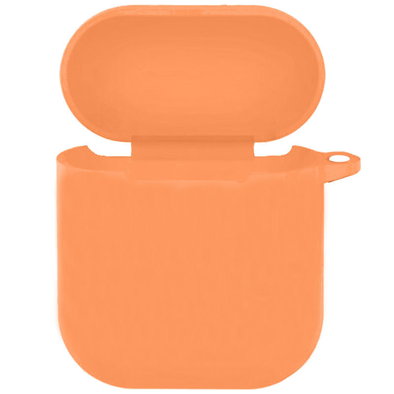 

Силиконовый футляр New с карабином для наушников Airpods 1/2 Оранжевый / Apricot (191257)