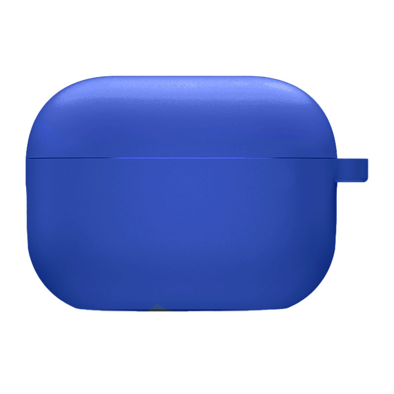 

Силиконовый футляр с микрофиброй для наушников Airpods Pro Синий / Blue (149502)