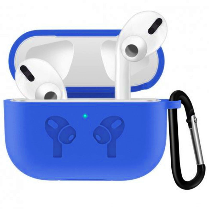 

Силіконовий футляр Simple для навушників AirPods 3 (Синій / Shiny blue)