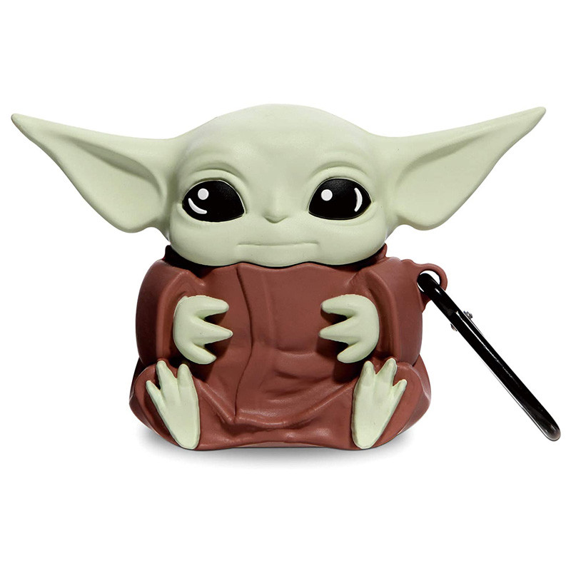 

Силиконовый футляр Star Wars Force для наушников AirPods 1/2 + карабин Baby Yoda (168116)