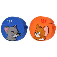 Силиконовый футляр Tom & Jerry series Ver.2 для наушников AirPods 1/2