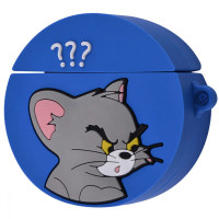 Силиконовый футляр Tom & Jerry series Ver.2 для наушников AirPods 1/2