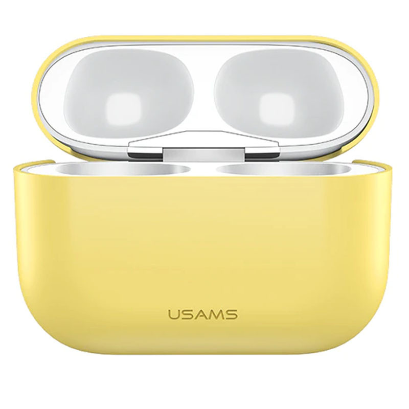 

Силіконовий футляр USAMS US-BH569 Ultra-thin Silicone Protective Cover для наушников AirPods Pro (Yellow)