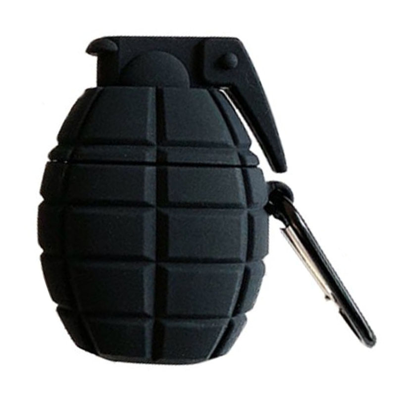 

Силиконовый футляр Weapon для наушников AirPods 1/2 + карабин (168109)