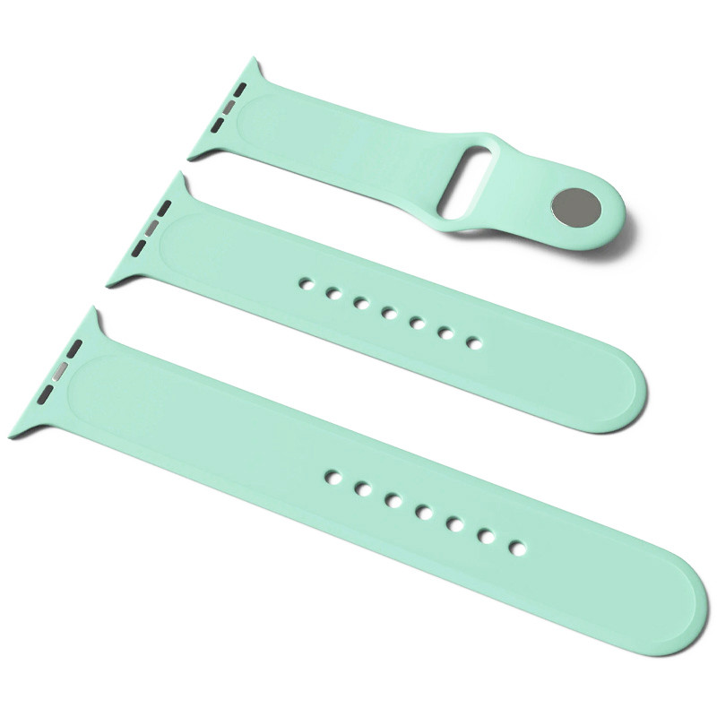 

Силиконовый ремешок для Apple Watch Sport Band 38 / 40 (S/M & M/L) 3pcs (Бирюзовый / Beryl)