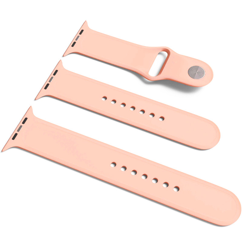 

Силиконовый ремешок для Apple Watch Sport Band 42 / 44 / 45 (S/M & M/L) 3pcs (Оранжевый / Grapefruit)