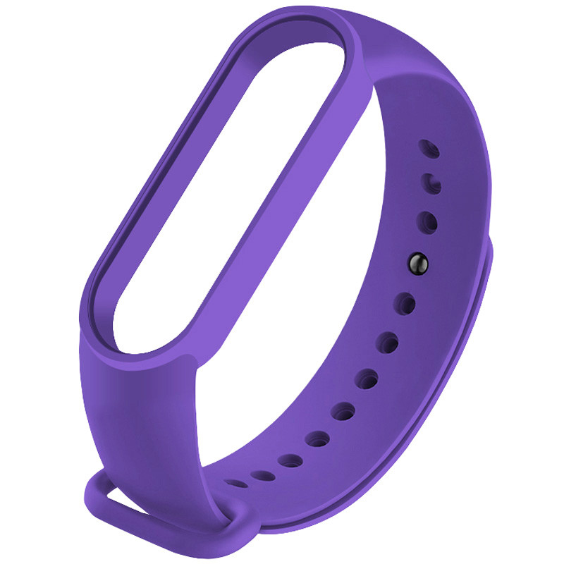 

Силиконовый ремешок для Xiaomi Mi Band 5 / 6 Фиолетовый / Violet (156143)