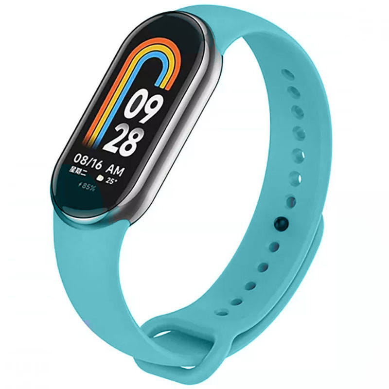 

Силиконовый ремешок для Xiaomi Mi Band 8 Бирюзовый / Marine Green (264792)